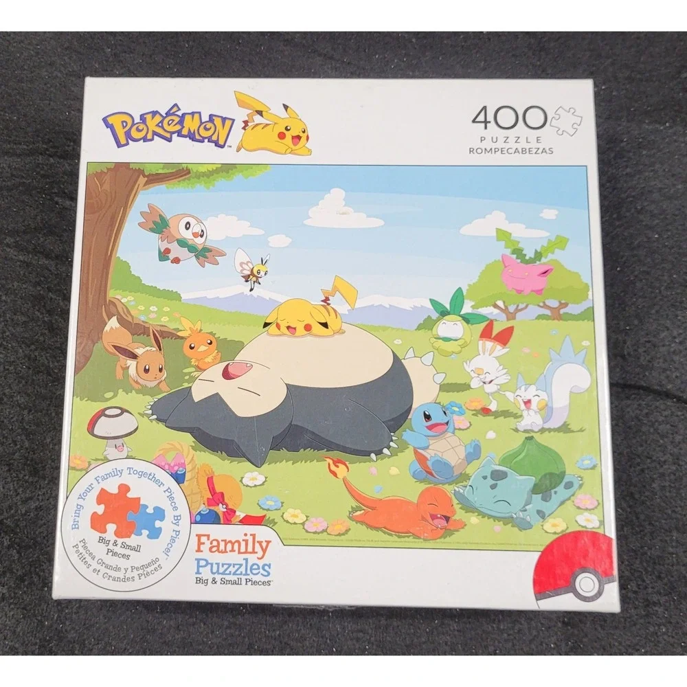 Buffalo Games Pokémon Picnic 400-piece Jigsaw Puzzle #DE1-060723 (98% complete)